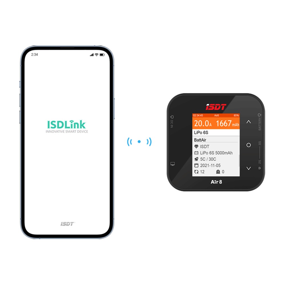 ISDT Air8 DC 500W chargeur de  - Isdt Air8 8S Lipo Charger avis et prix